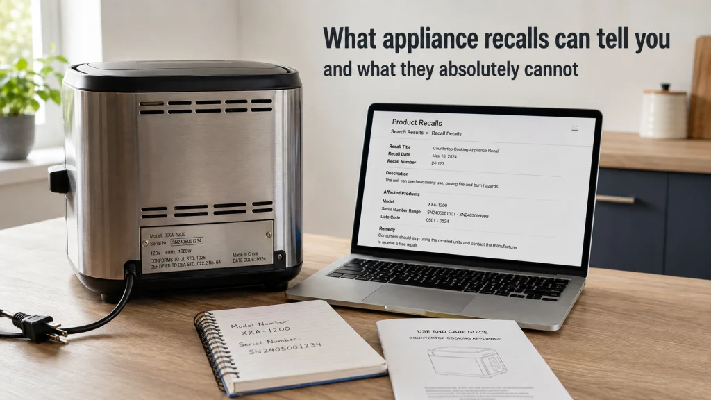 What Appliance Recalls Can Tell You