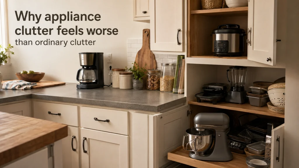 Why Appliance Clutter Feels Worse