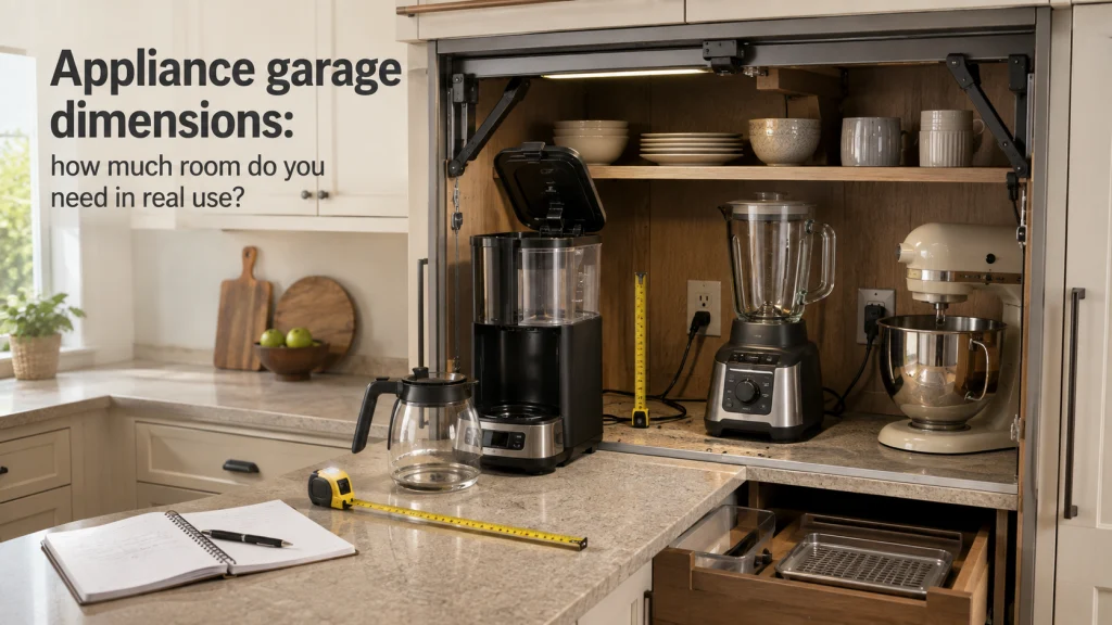 Appliance Garage Dimensions