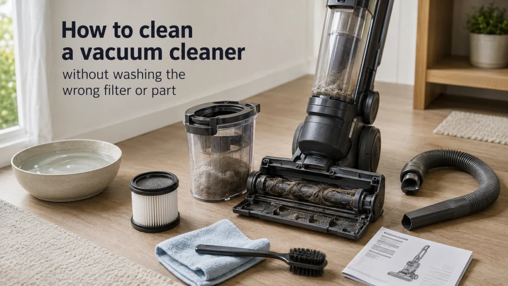 How To Clean A Vacuum Cleaner