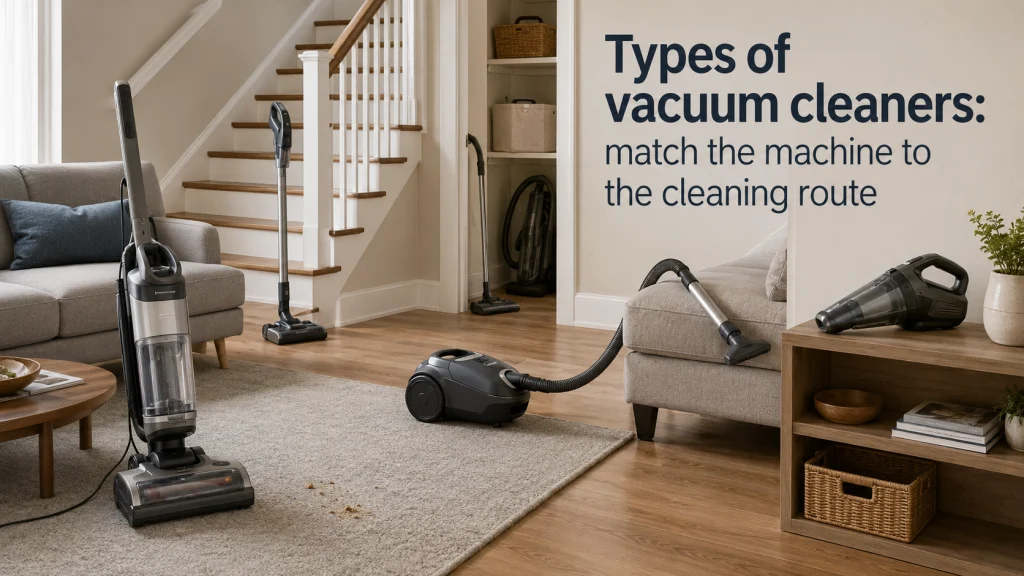 Types Of Vacuum Cleaners
