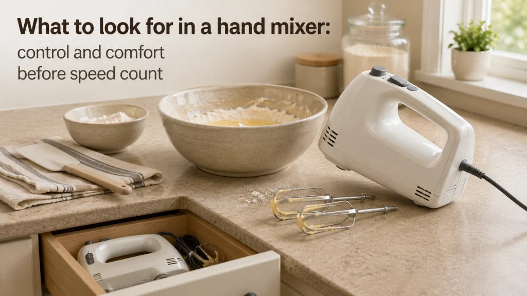 What To Look For In A Hand Mixer