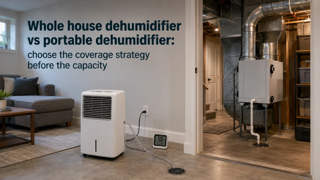 Whole House Dehumidifier Vs Portable Dehumidifier