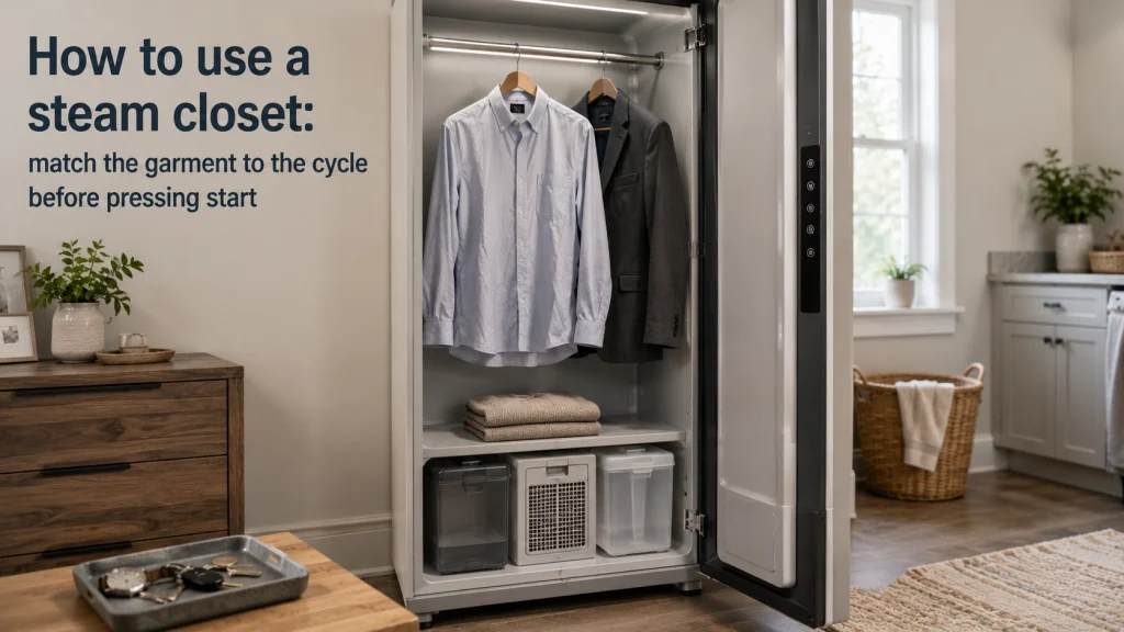 How To Use A Steam Closet