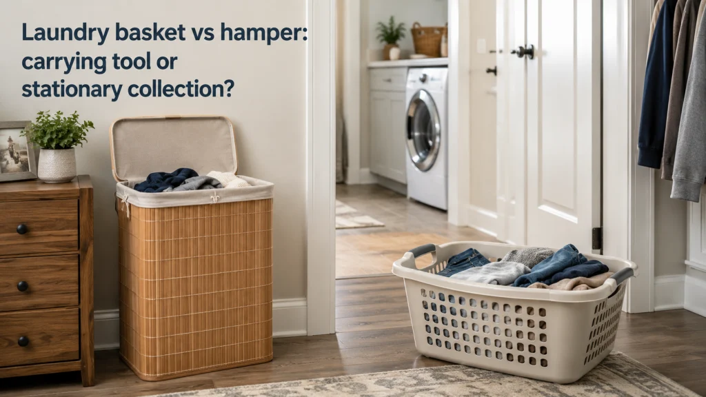 Laundry Basket Vs Hamper